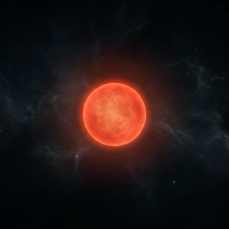 Red dwarf star